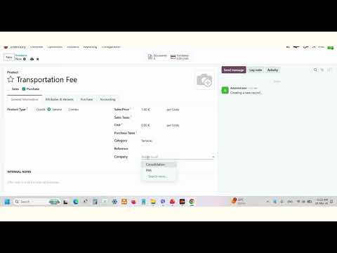 How to create service product | SME Intellect Co., Ltd.